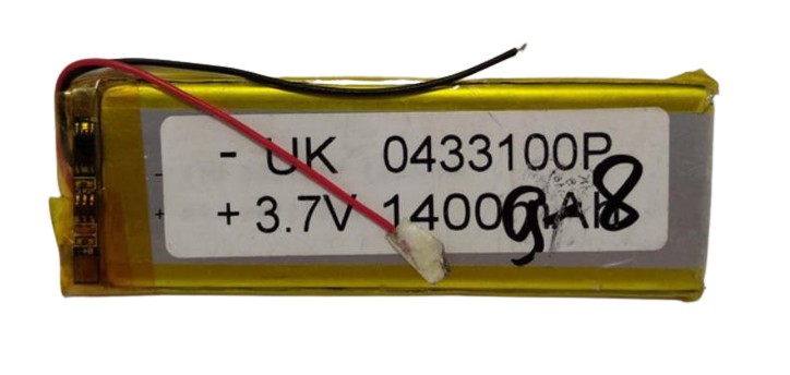 Аккумуляторная батарея UK 0433100P 1400 mAh Li-ion 3,7V (000020540)