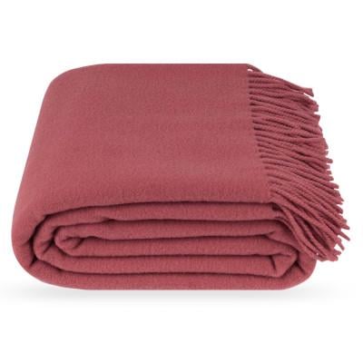 Плед овен 140х200 см Блідо-рожевий - фото 1