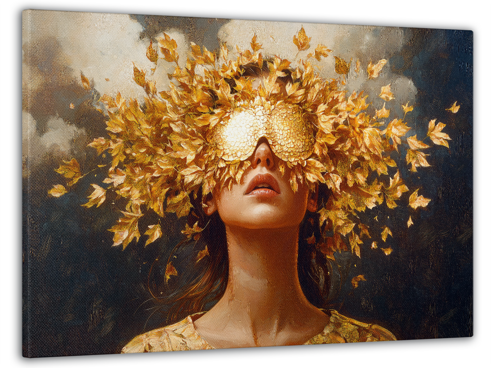 Картина на холсте Mako золотая маска 60x100 см (MK10591)