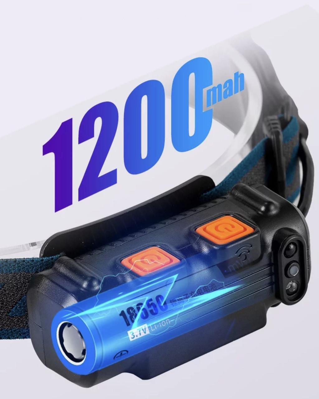 Ліхтар налобний з датчиком руху W690-2 - фото 5 Ліхтар налобний з датчиком руху W690-2 - фото 5