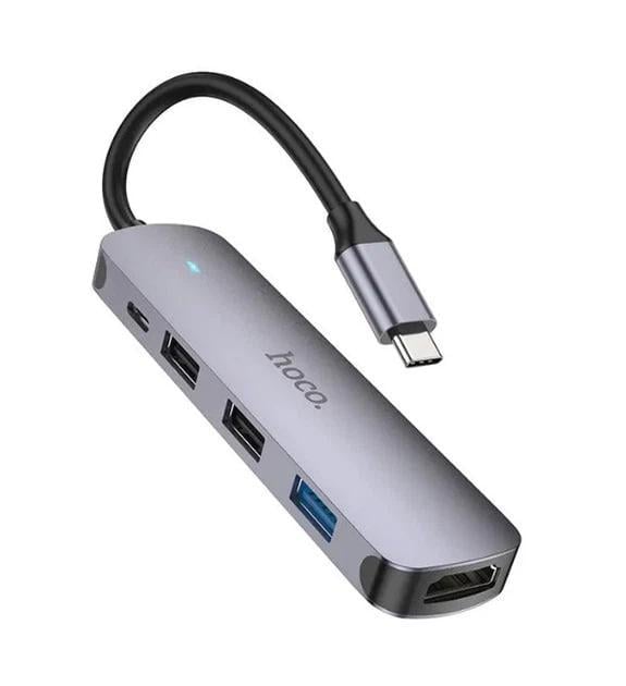 USB-хаб Hoco HB27 Type-C to 22.0 3.0 HDMI Type-C (10290623)