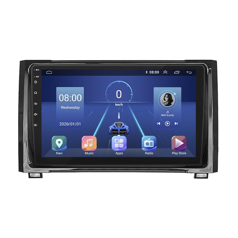 Штатна магнітола Lesko для Toyota Tundra II Рестайлинг 2013-2021 екран 9" 2/32Gb 4G Wi-Fi GPS Top