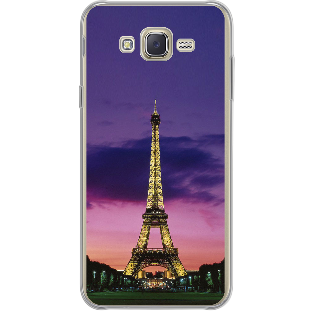 Чехол BoxFace Samsung J700H Galaxy J7 Полночь в Париже Прозрачный силикон (24496-up964-24496)