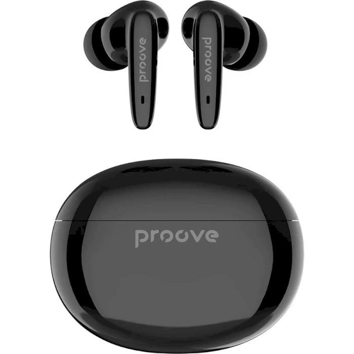 Наушники беспроводные Proove MoshPit 2 TWS Bluetooth/Type-C Black (TWMP20010001) - фото 1