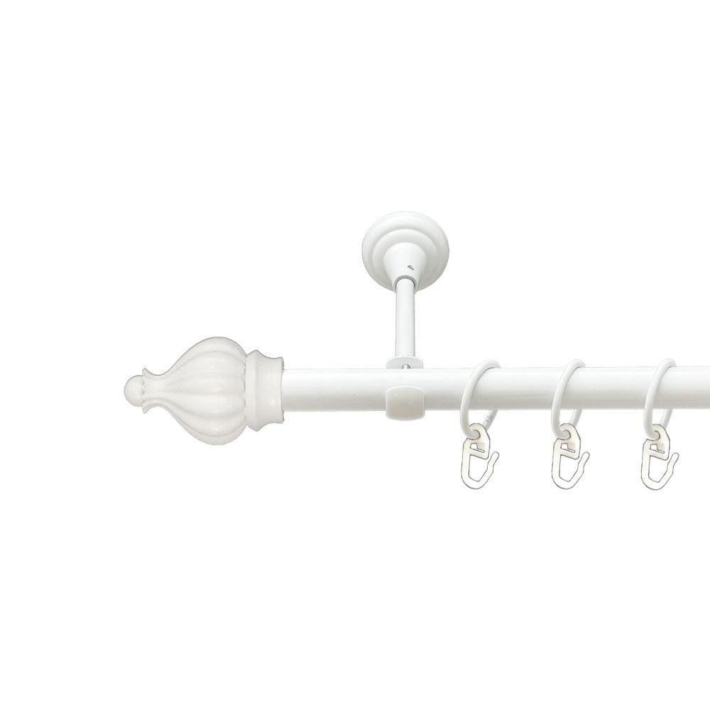 Карниз Orvit Таджа металевий однорядний відкритий гладка труба кільце металеве 19 мм 240 см Арктіс (00-00021199) - фото 1 Карниз Orvit Таджа металевий однорядний відкритий гладка труба кільце металеве 19 мм 240 см Арктіс (00-00021199) - фото 1