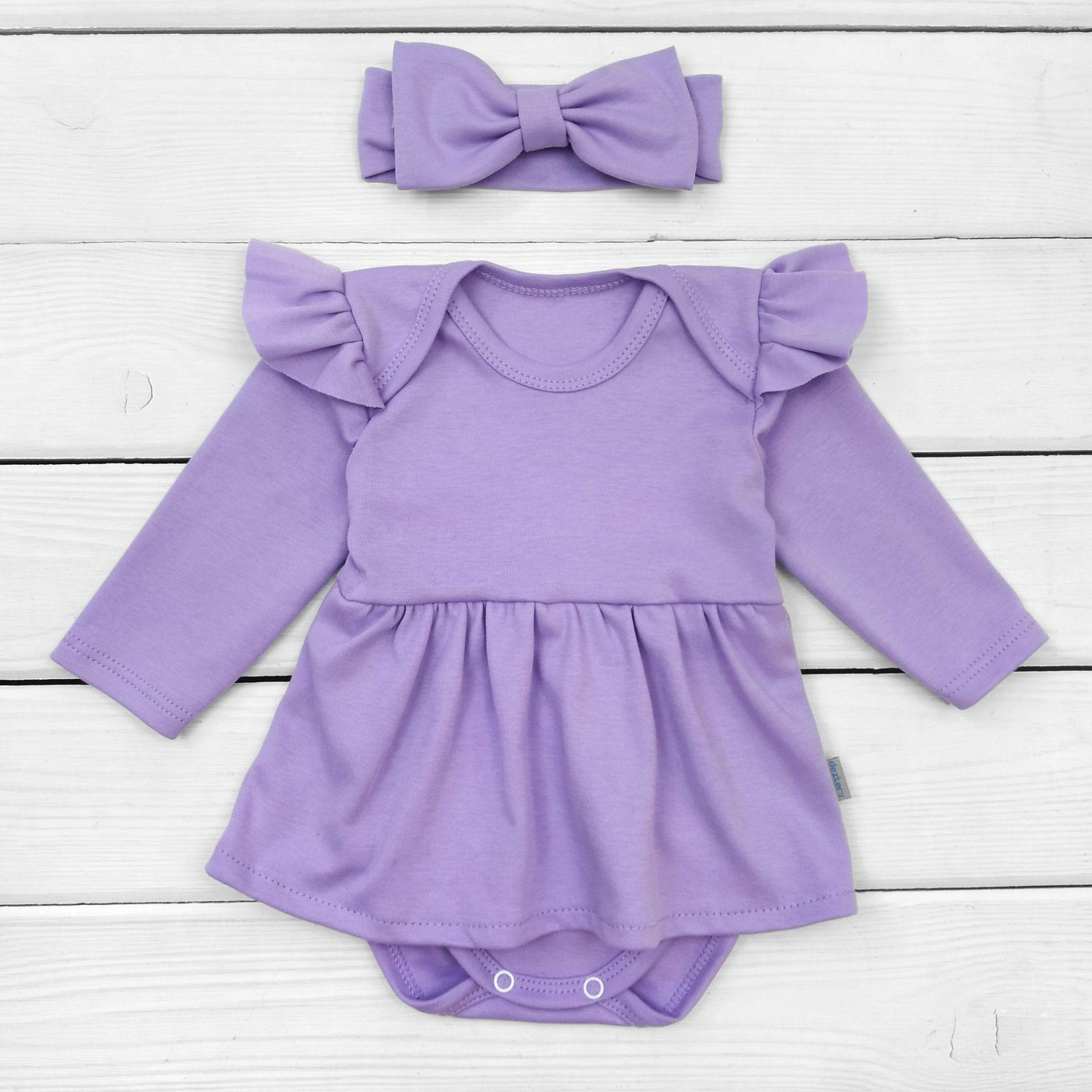 Боди платье Dexter's Spring 9-55 86 см Фиолетовый (d9-55-6) - фото 1
