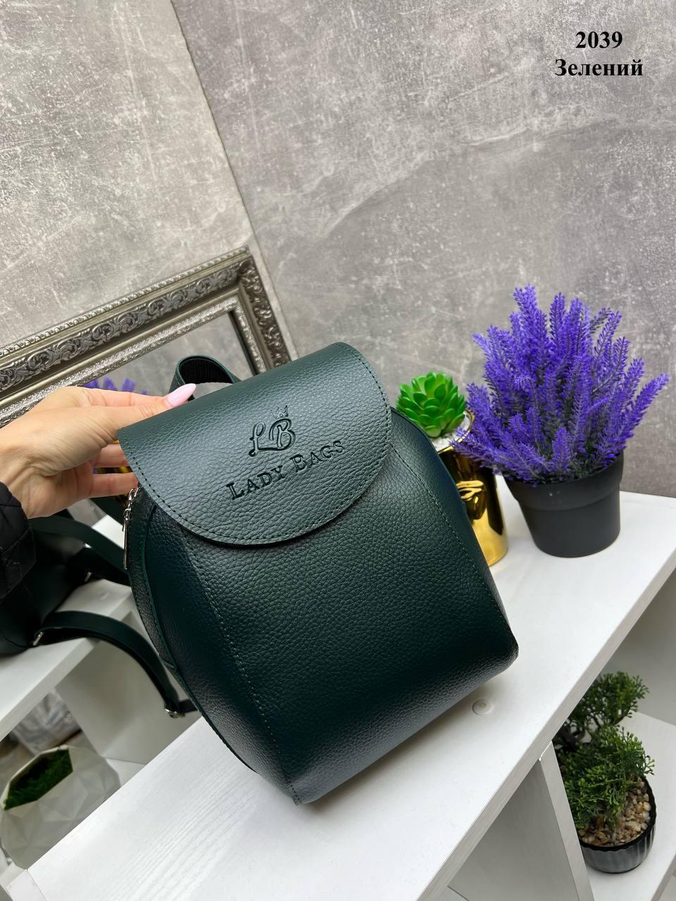 Рюкзак-трансформер через плечо городской под клапаном сумка рюкзак 25х19 см Зеленый - фото 2 Рюкзак-трансформер через плечо городской под клапаном сумка рюкзак 25х19 см Зеленый - фото 2