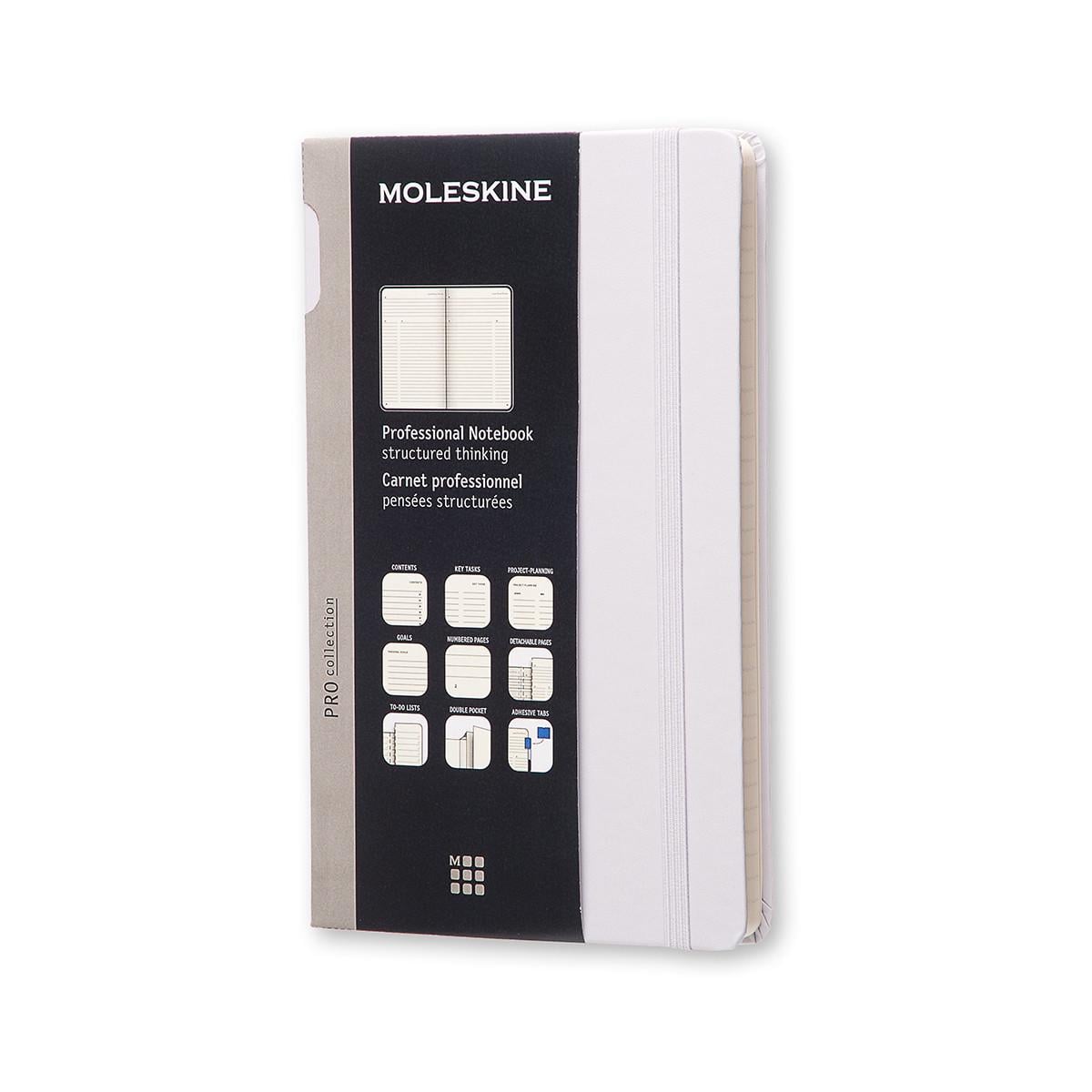 Блокнот Moleskine PRO средний 13х21 см 240 страниц в линию айстра (8051272891324)