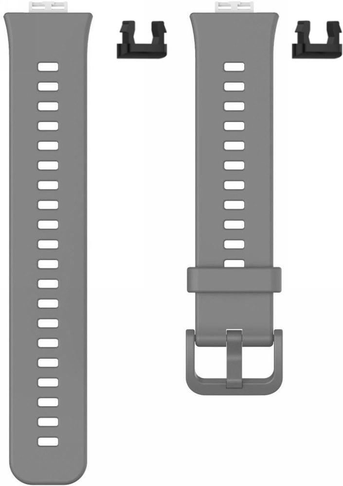 Ремешок силиконовый Jsota для Huawei Watch Fit Grey (18457-33) - фото 2 Ремешок силиконовый Jsota для Huawei Watch Fit Grey (18457-33) - фото 2