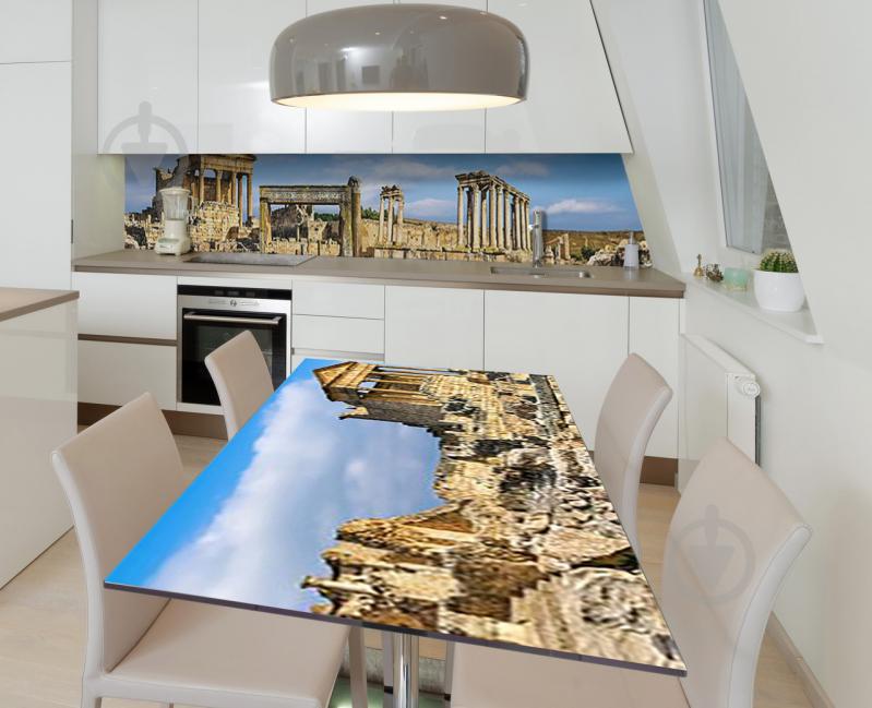 Наклейка 3Д виниловая на стол Zatarga «Руины античности» 650х1200 мм (Z184278/1st)