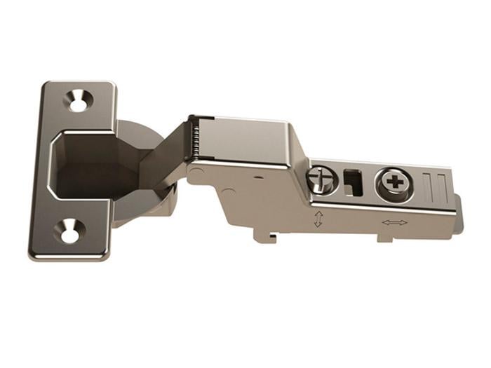 Петля вкладная Hafele Metalla D SM300 c доводчиком Clip-on ⌀ 35 Никель (311.04.002)