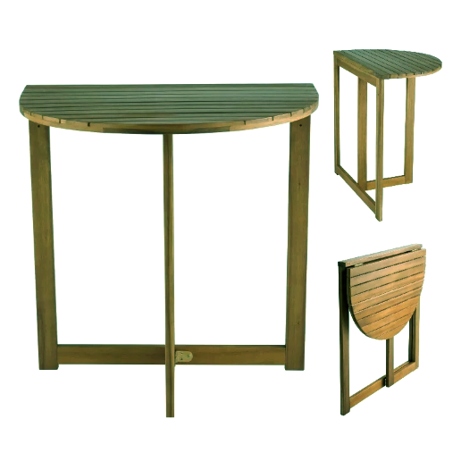 Столик балконный из дерева Масая Мускат (БСО-000107) - фото 2