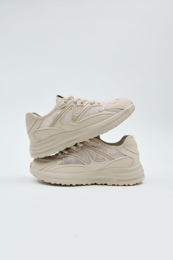 Кроссовки женские летние LONZA р. 39 Бежевый (199147) - фото 2