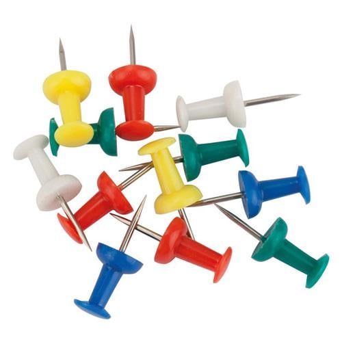 Кнопки-гвоздики Axent 30 шт. Разноцветный (4203-A)