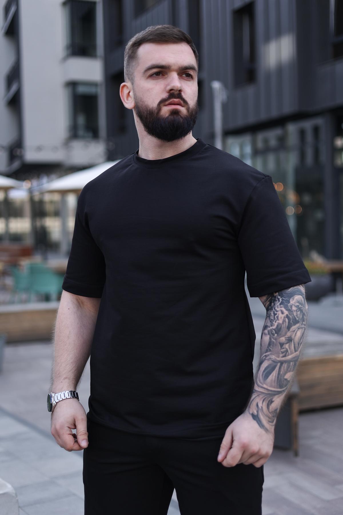 Комплект мужской летний BREEZE оверсайз L Черный (1576420348/4/3) - фото 6