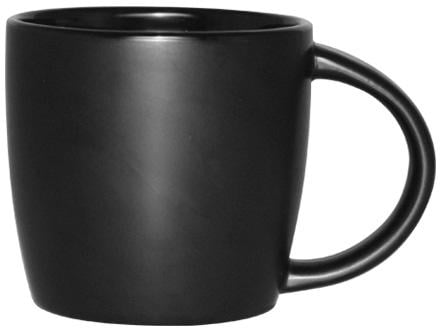 Чашка керамическая Black Style 280 мл Черный (ST-4166-04)