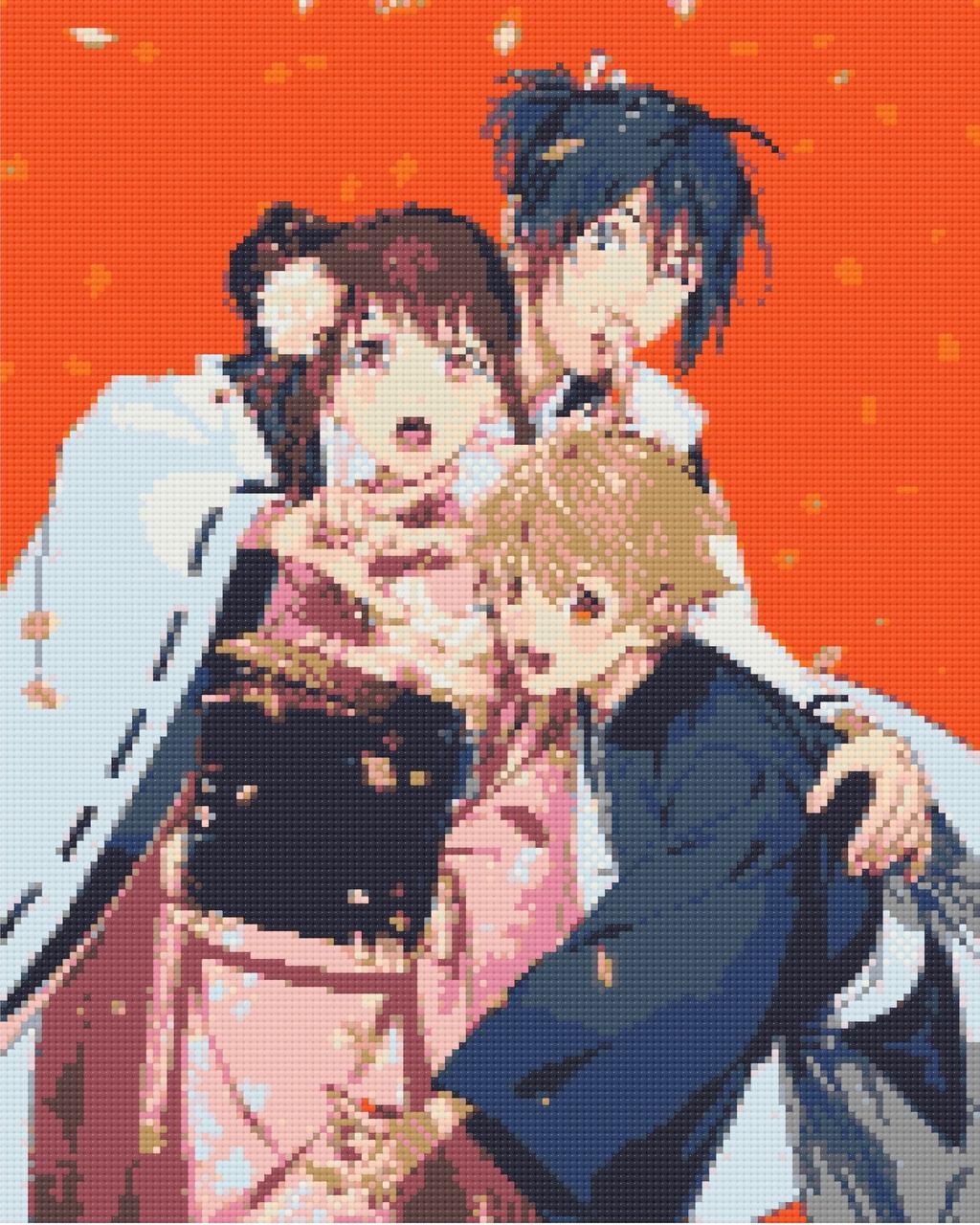 Алмазна мозаїка ORIGAMI аніме Бездомний бог 40х50 см (OD31470)