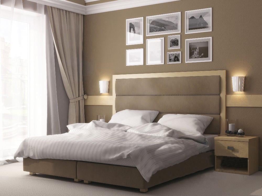 Комплект мебели для гостиничного номера CNC кровать BOX SPRING шкаф стол туалетный столик матрас и аксессуары (Ds-hotel-04)