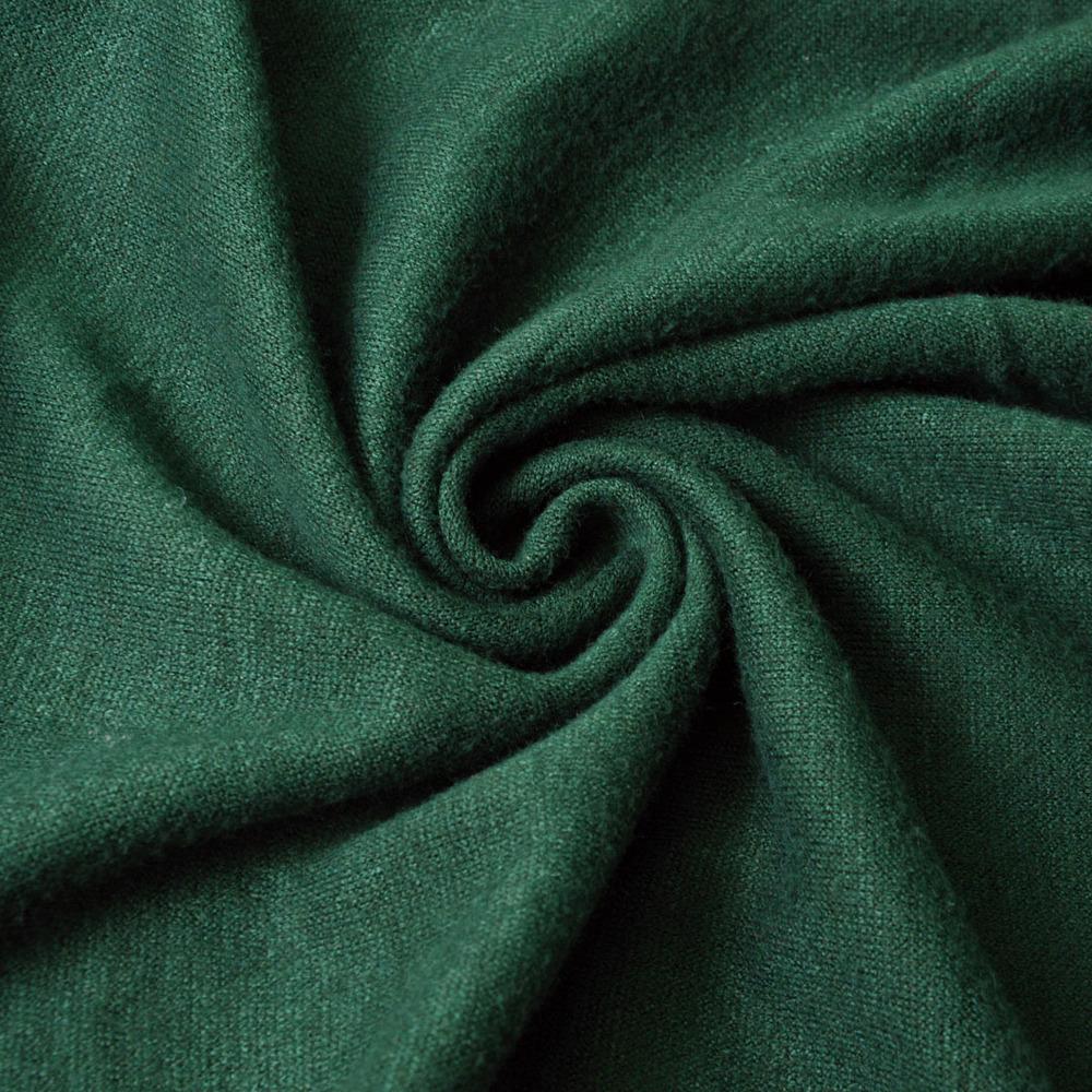 Ткань трикотаж двухсторонняя Осень №43 Изумруд (10816)