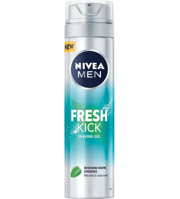 Гель для гоління Nivea Fresh Kick 200 мл (4005900843319)