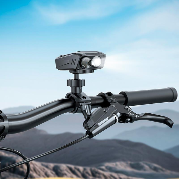 Видеорегистратор для вело/мото Hoco DV104 4K Riding Recorder Black - фото 5 Видеорегистратор для вело/мото Hoco DV104 4K Riding Recorder Black - фото 5