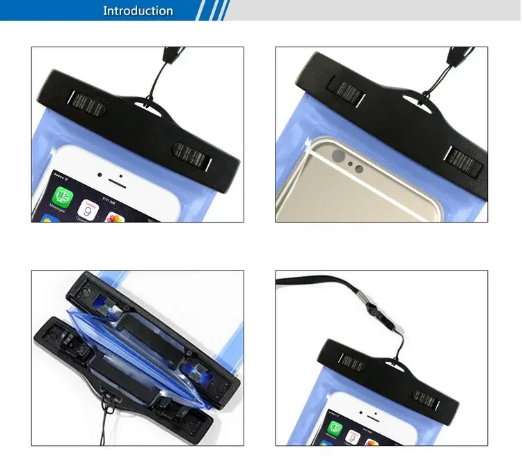 Водонепроницаемый чехол для телефона и документов для походов путешествий пикников и пляжного отдыха (CEH65) - фото 7