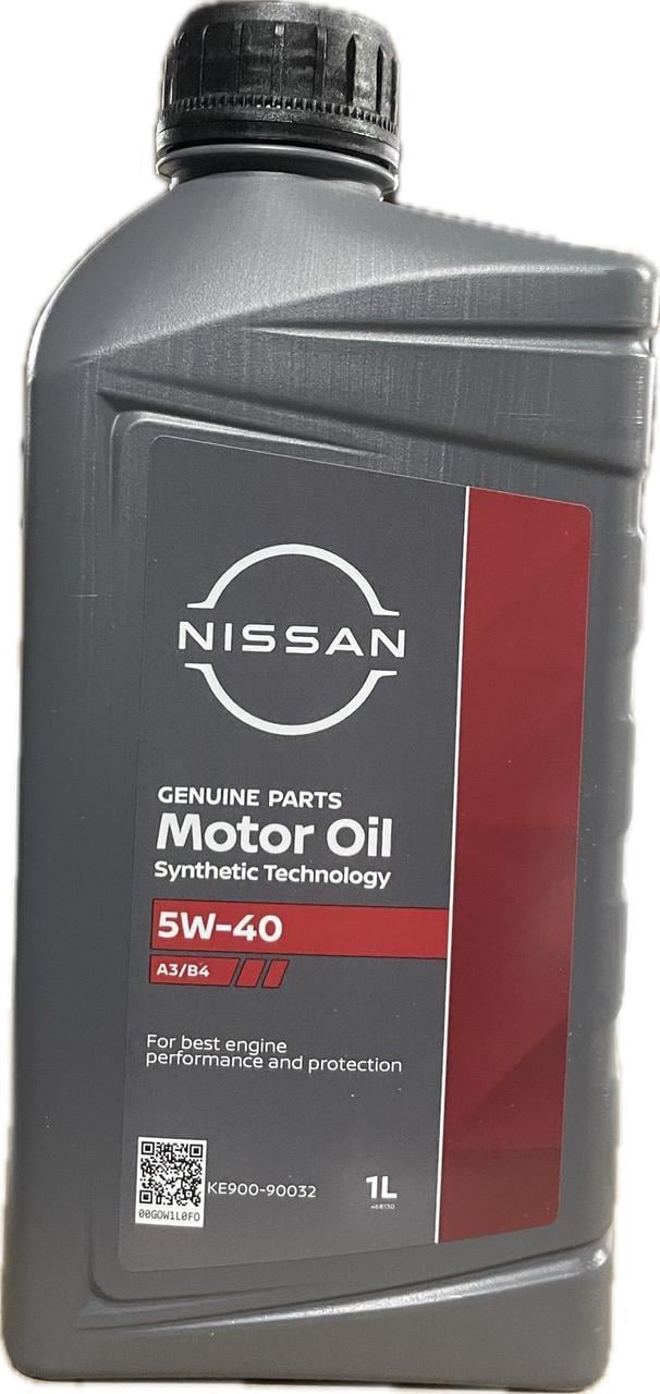 Моторное масло Nissan Motor Oil 5W-40 1 л (KE90090032) Моторное масло Nissan Motor Oil 5W-40 1 л (KE90090032)