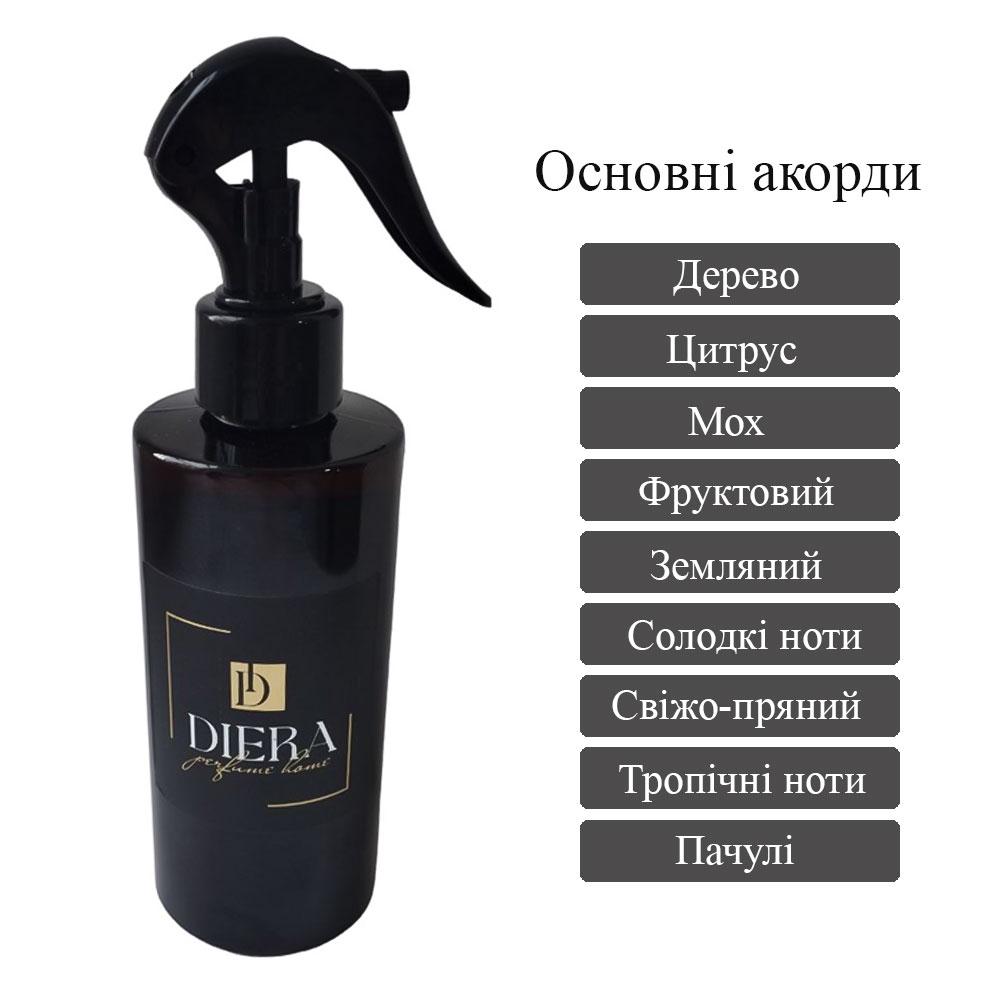 Спрей для дома Diera perfume home №4 парфюмированный универсальный аромат цитрусовый свежий древесный (TA0067) - фото 2