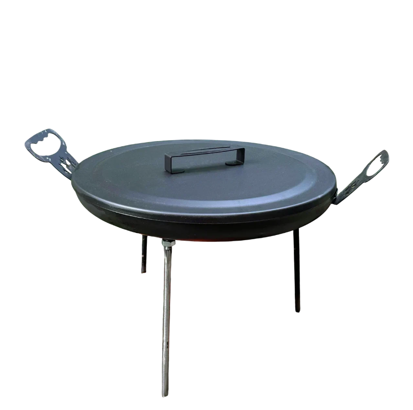 Сковорода с диска бороны з крышкой 540х415х330 мм (SDR-40K) - фото 2