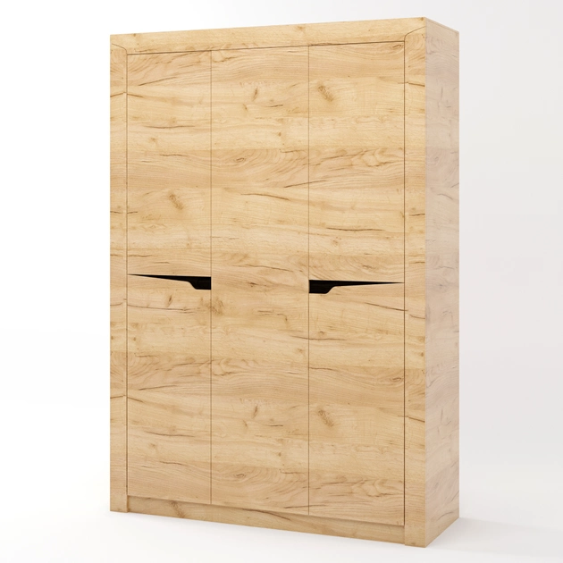 Большой распашной шкаф Еверест Либерти-1420 Крафт золотой