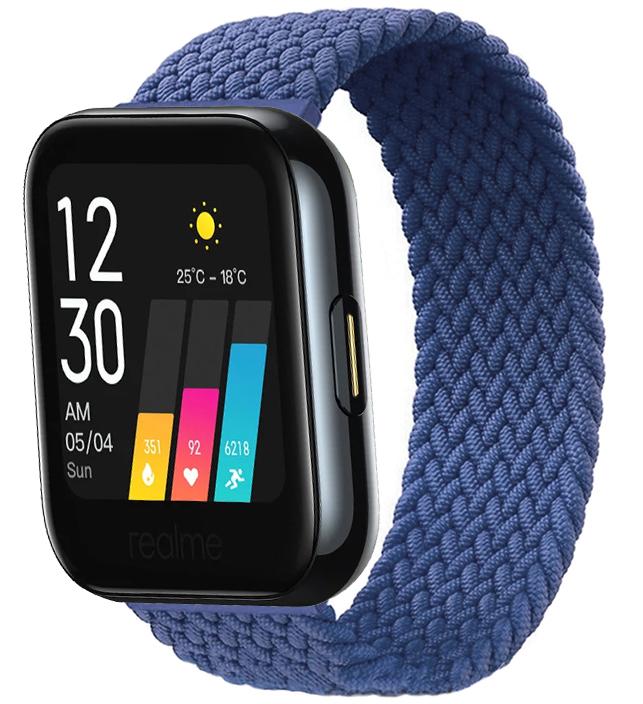 Ремешок Solo Loop для Realme Watch 135 мм Blue (19731)