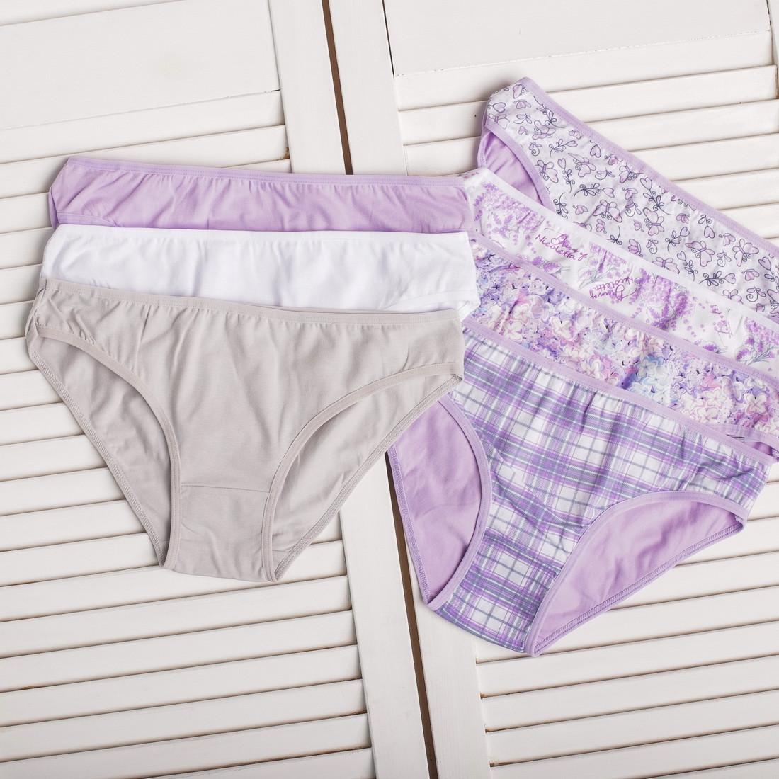 Набор женских трусиков Nicoletta слипы L 7 шт. Разноцветный (5186)