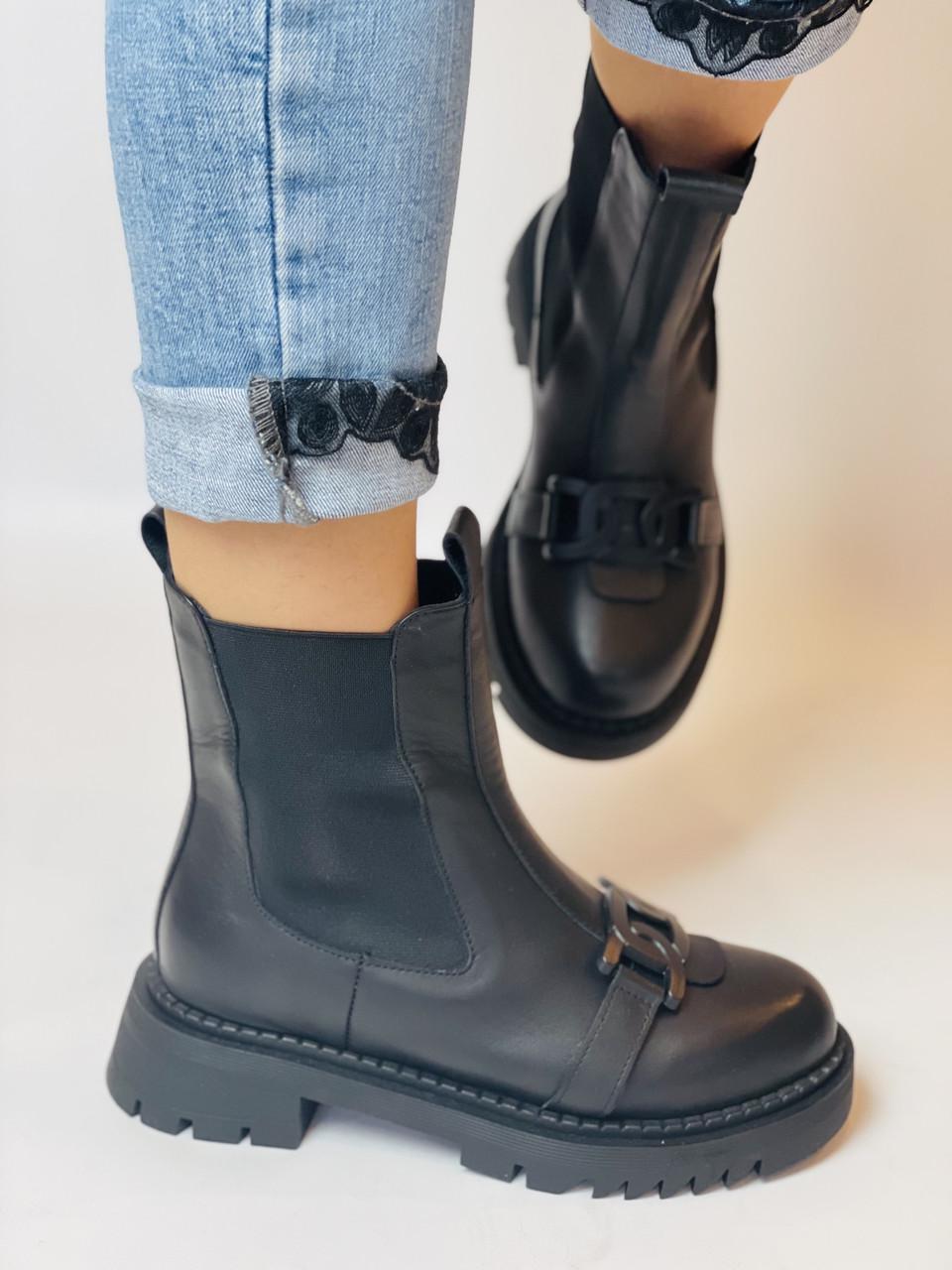 Ботинки женские зимние Farinni р. 36 23,5 см Черный (2753)