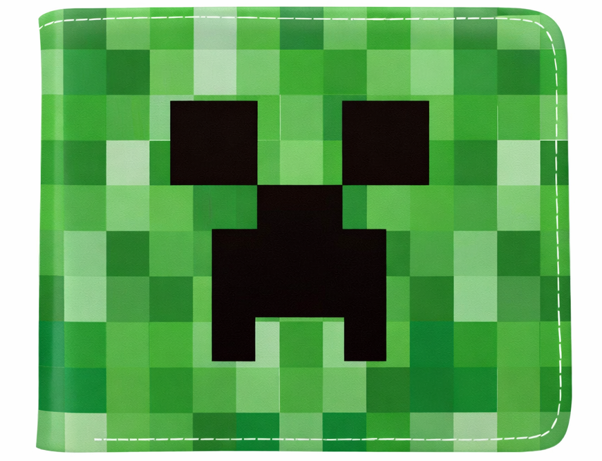 Кошелек детский Майнкрафт-Крипер (WB-4303)