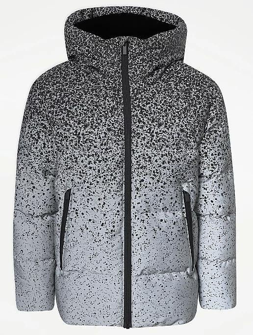 Куртка зимняя для мальчика George светоотражающая 140 см-146 Gray (6752093)