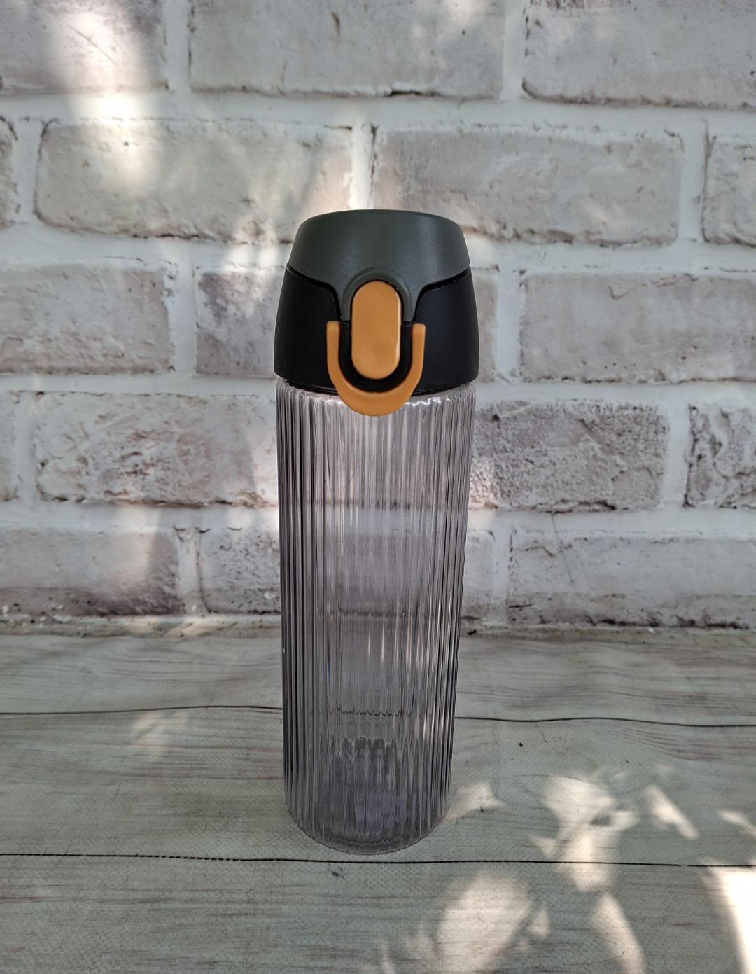 Бутылка для воды Herevin Water Bottle пластиковая 750 мл Серый (161682-802)