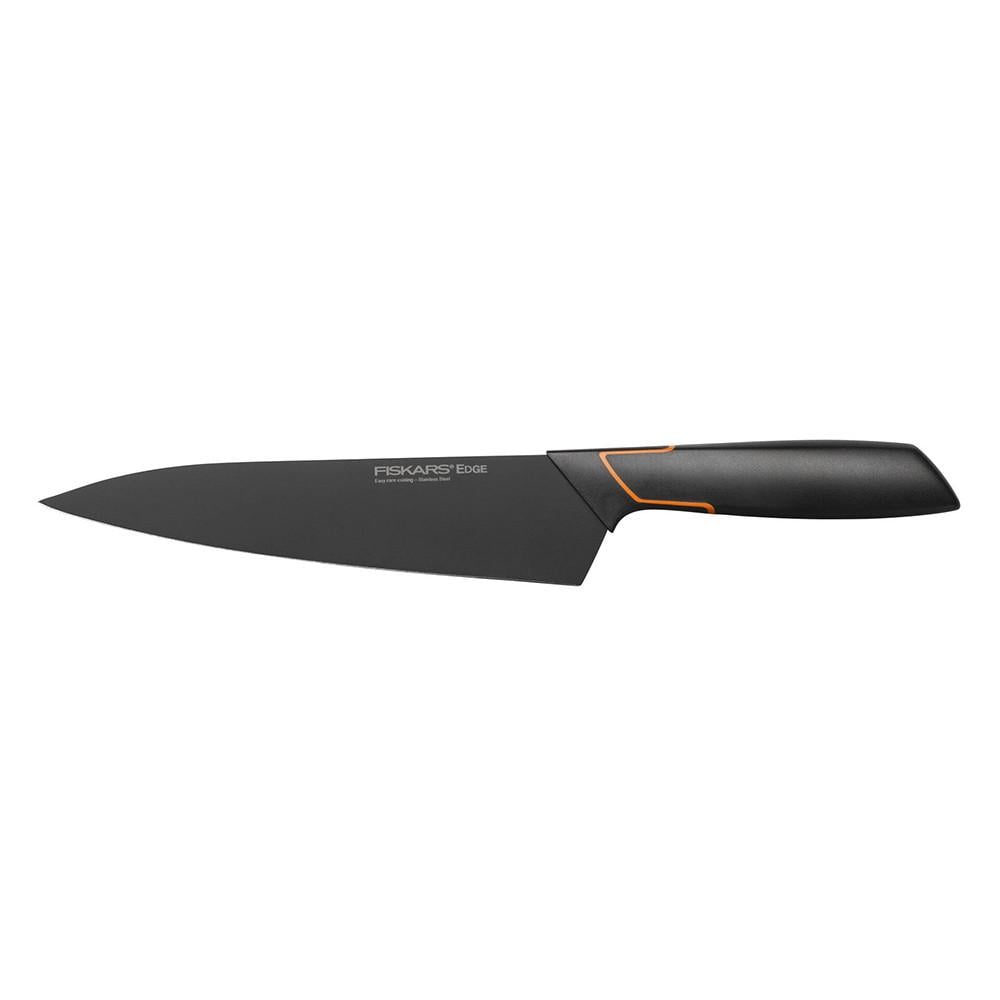Кухонный нож Fiskars Edge поварской 19 см Black (1003094)
