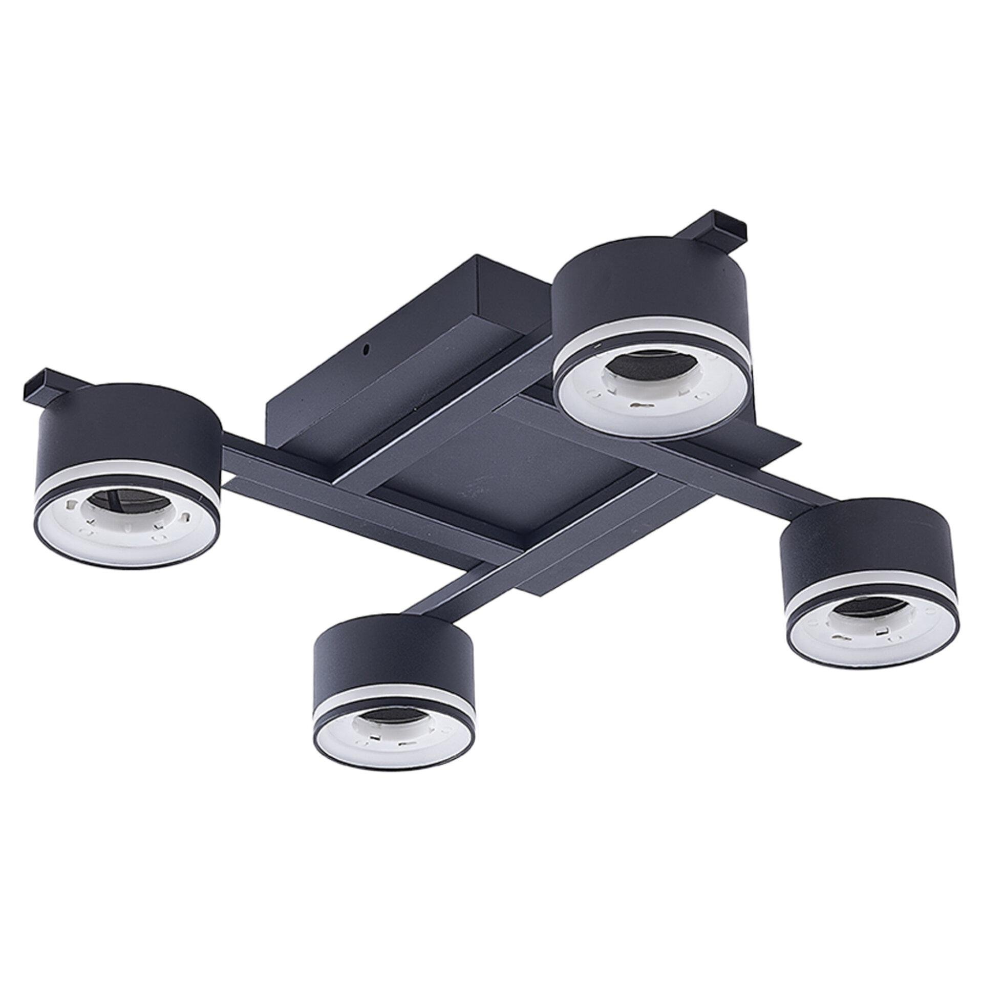 Світильник стельовий ETRON FlexLine 1-EFP-2212 GX53 8x15W Чорний