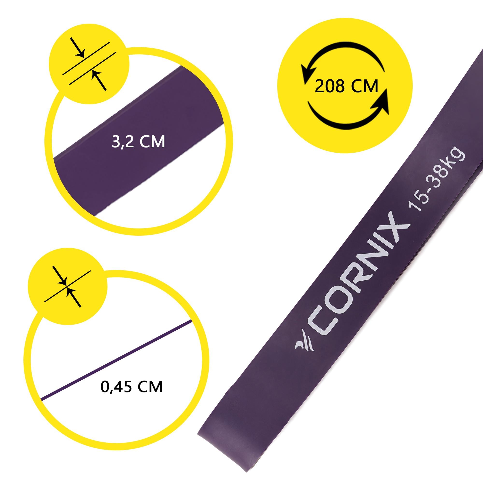 Еспандер-петля Cornix Power Band XR-0086 2-57 кг 5 шт. (25801734) - фото 6 Еспандер-петля Cornix Power Band XR-0086 2-57 кг 5 шт. (25801734) - фото 6