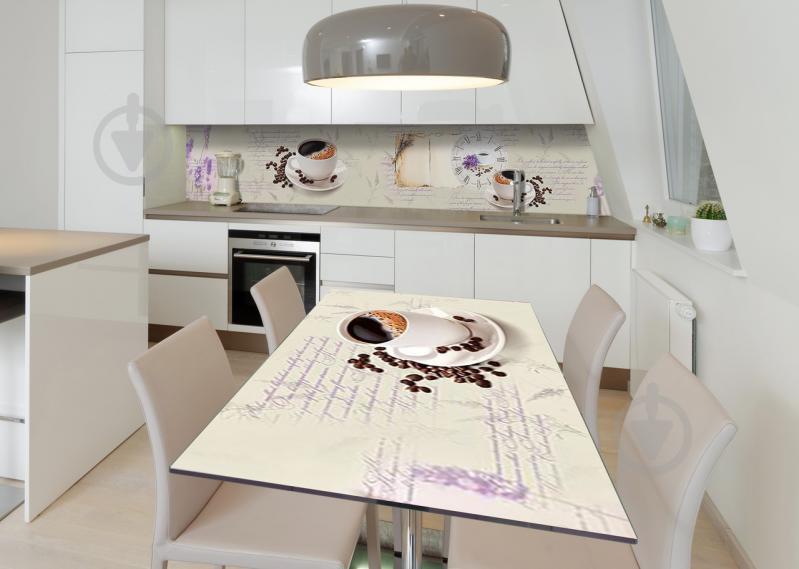 Наклейка 3Д виниловая на стол Zatarga «Пустой дневник» 650х1200 мм для домов, квартир, столов, кофейн, кафе Наклейка 3Д виниловая на стол Zatarga «Пустой дневник» 650х1200 мм для домов, квартир, столов, кофейн, кафе