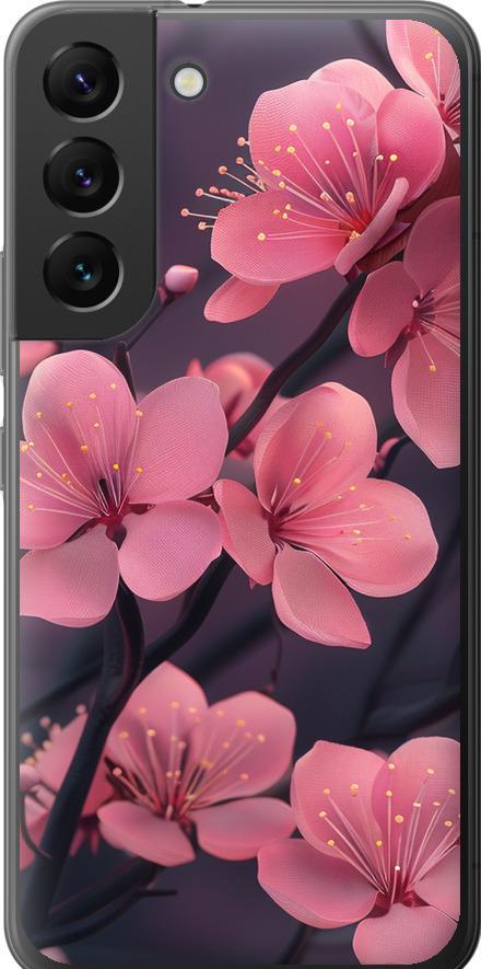 Чехол на Samsung Galaxy S22 Пурпурная сакура (6075u-2494-42517)
