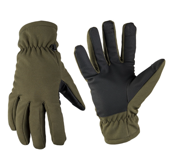 Рукавиці утеплені зимові Mil-Tec Softshell Handschuhe Thinsulate Oliv L Оливковий (12521301-904-L)