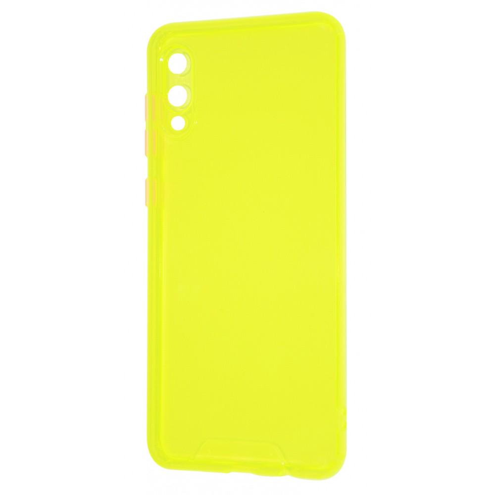 Чехол прозрачный Acid Color Case Samsung Galaxy A02 (A022F) lime green