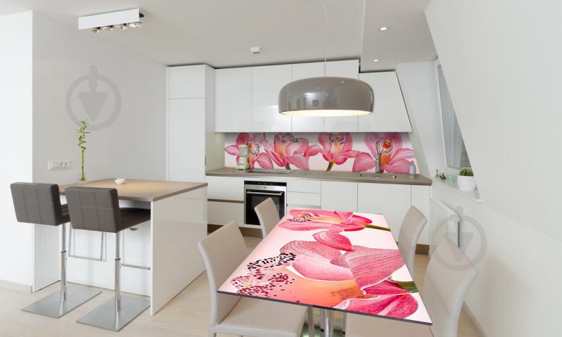 Наклейка виниловая на стол Zatarga «Королевские Орхидеи» 650х1200 мм Z180564/1st