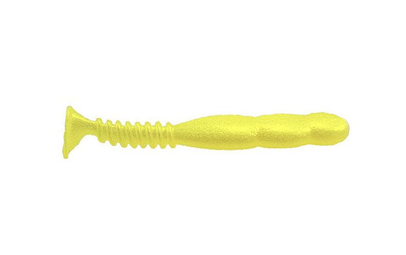 Силиконовый виброхвост Reins Fat Rockvibe Shad №015 съедобный 4" 6 шт. Chart Pearl (6063)