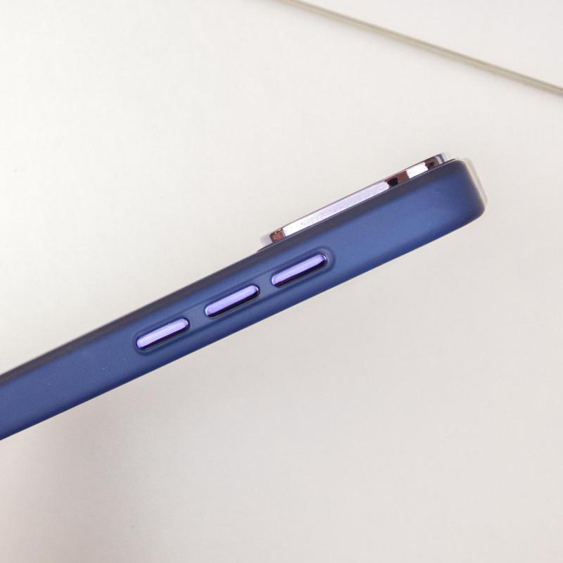 Протиударний Чохол TPU+PC Lily with MagSafe для Apple iPhone 12 Pro Max (6.7") Deep Navy - фото 7