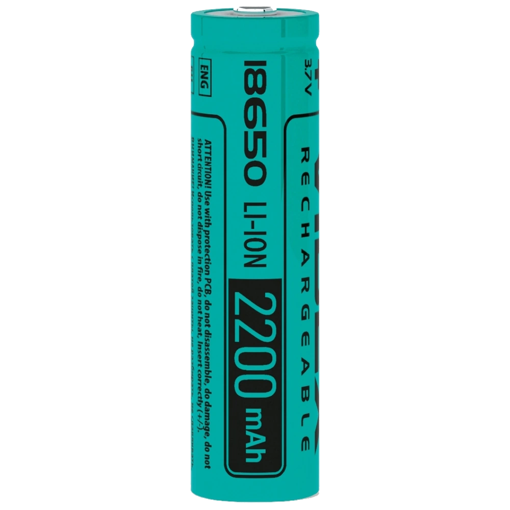 Аккумулятор литий-ионный Videx 18650 2200 mAh 3,7V Green (27917984)