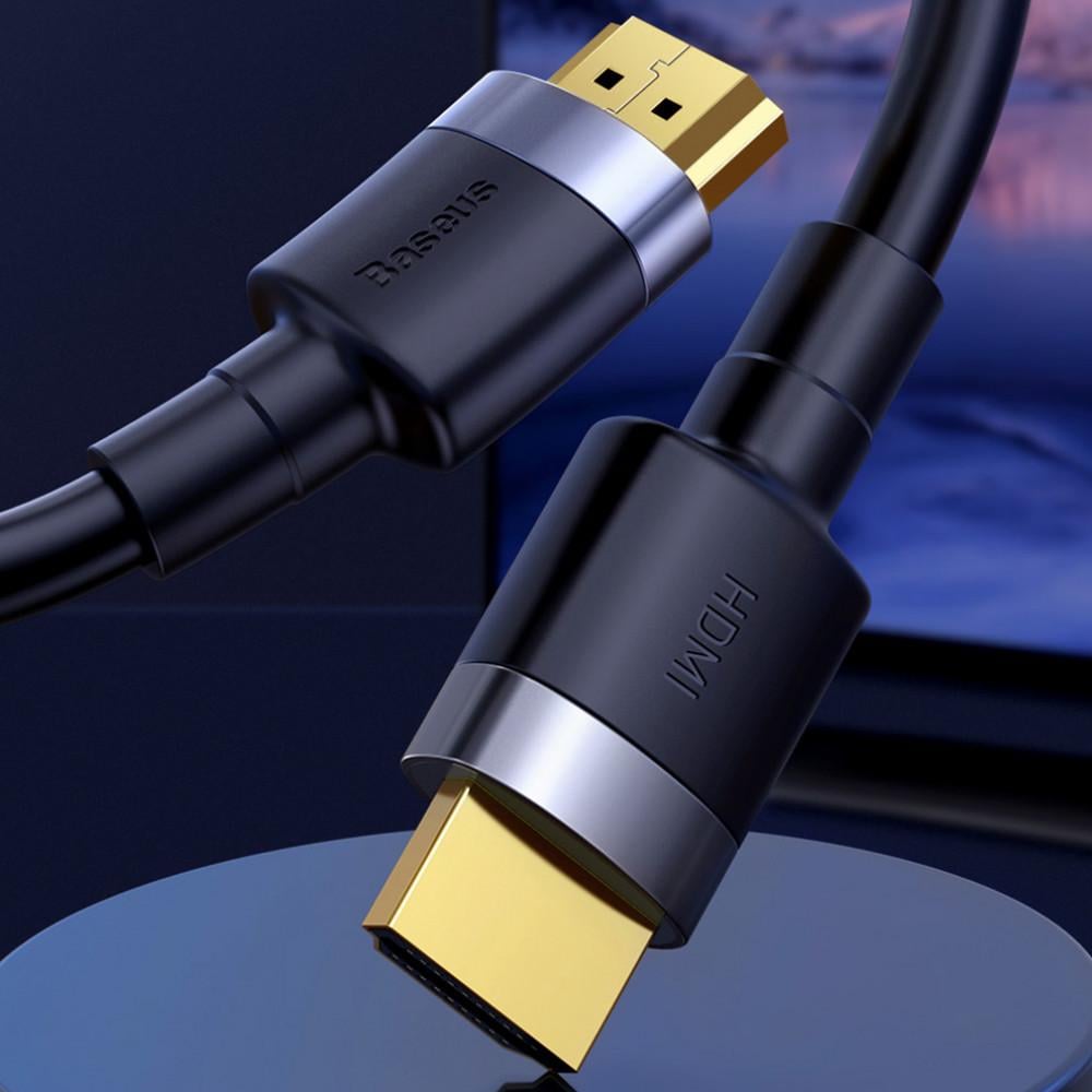 Кабель дата Baseus HDMI Cafule Series 4KHDMI Male To 4KHDMI Male 1 м Чорний (CADKLF-E) - фото 5