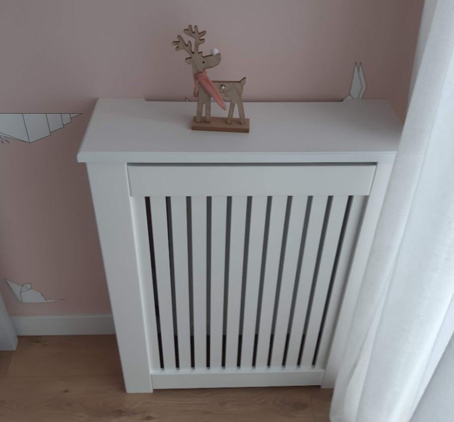 Экран декоративный короб на батарею отопления R145-K70 Белый - фото 3