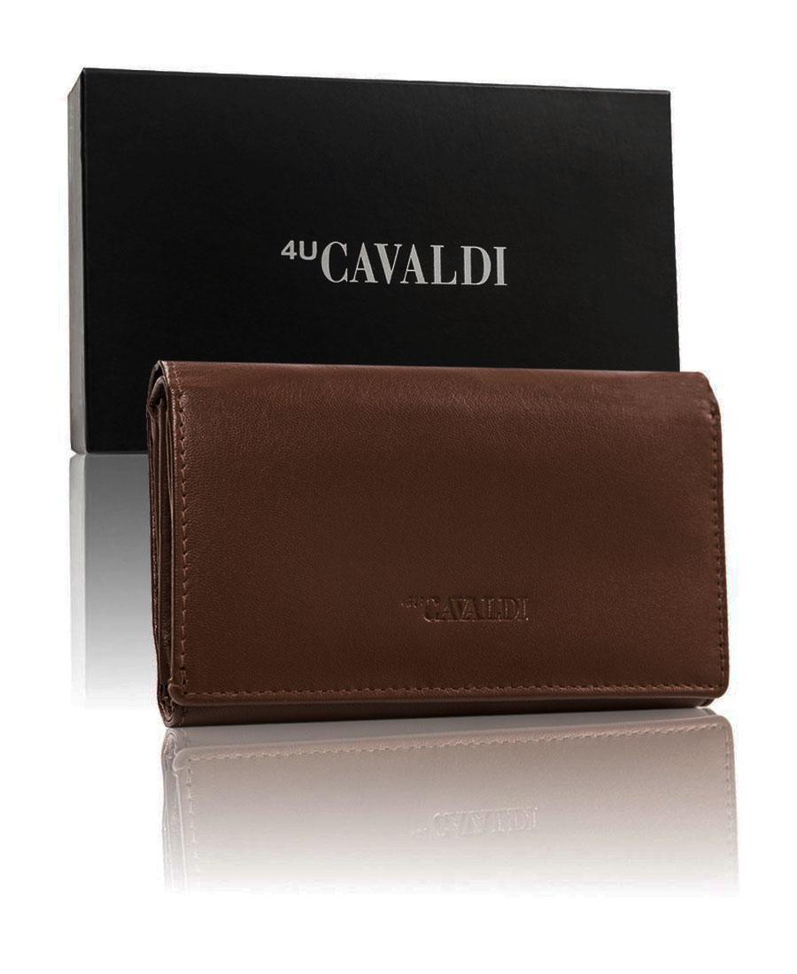 Кошелек женский кожаный 4U CAVALDI RD-B55-GCL-5876 D Коричневый